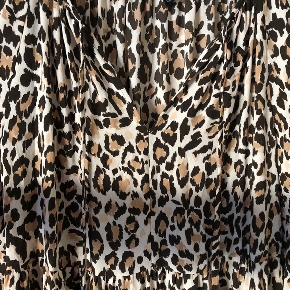 Banana Republic midi leopard tier dress - Picture 6 of 6